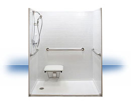 Walk in shower in Lima by Independent Home Products, LLC
